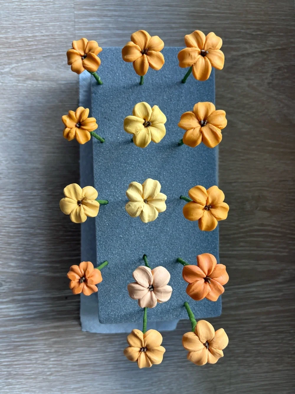Handmade Clay Puakenikeni Hair Picks